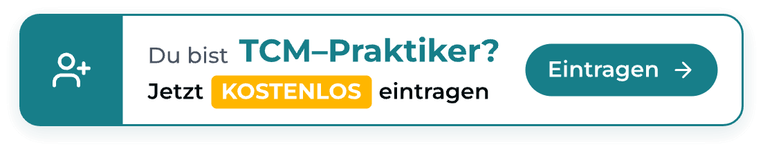 Banner für die Einladung zur Anmeldung des TCM Praktiker Verzeichnis